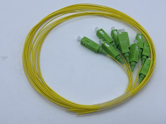 ซื้อ ประสิทธิภาพสูง SC APC สายไฟเบอร์ออปติก Pigtail 0.9mm สําหรับ Patch Panel Network การผลิตออนไลน์