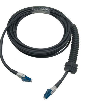 ซื้อ NSN Boot Duplex LC Patch Cord สีดําสําหรับการแก้ไขเคเบิลกลางแจ้ง การผลิตออนไลน์