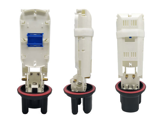 ซื้อ MINI สายไฟเบอร์ออปติก สปไลซ์ล็อส ABS 24 คอร์ พร้อมปานล็อคใน IP68 สําหรับ FTTH FTTX การผลิตออนไลน์