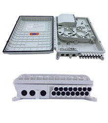 ซื้อ กล่องปลดสายไฟเบอร์ออปติกในเครือข่าย FTTH พร้อม PLC Splitter และการออกแบบป้องกันที่แข็งแกร่ง การผลิตออนไลน์