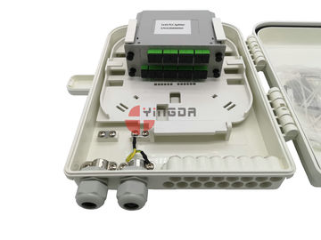 ซื้อ กล่องแยกสายไฟเบอร์ออฟติกขนาด 260 * 320 * 90 มม., ช่องเสียบสายไฟเบอร์ออปติค ABS IP68 การผลิตออนไลน์