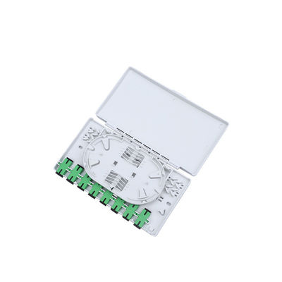 ซื้อ กล่องปิดไฟเบอร์ออปติกสําหรับ FTTH ที่ติดติดผนังภายในห้อง พร้อมความจุ 8 คอร์ การผลิตออนไลน์