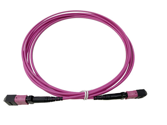 ซื้อ 12core OM4 Fiber Optic MTP MPO Cable Patch Cord สําหรับการทํางานที่ดีที่สุดของเครือข่าย การผลิตออนไลน์