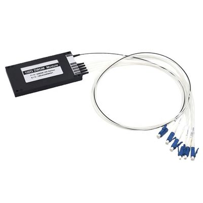 ซื้อ 100GHz 1×5 DWDM Mux/Demux AWG 40 ช่อง C-Band พร้อม LC/UPC โมดูลกล่อง ABS สายใยพลาสติกเดียว การผลิตออนไลน์