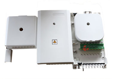 ซื้อ FTTH 8 พอร์ตกล่องเลิกจ้างเคเบิ้ลใยแก้วนำแสงกล่องเลิกจ้าง IP54 สำหรับ 1/8 แยก PLC เสร็จสมบูรณ์ การผลิตออนไลน์