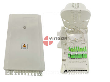 ซื้อ IP54 กล่องเลิกจ้างไฟเบอร์กลางแจ้ง, กล่องเลิกจ้างติดผนังไฟเบอร์สำหรับ FTTH Drop Cable การผลิตออนไลน์