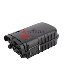 ซื้อ สีดำ PC ABS 16 แกน FTTH แยกใยแก้วนำแสงกล่องแยกเทปคาสเซ็ต / ท่อเหล็ก การผลิตออนไลน์