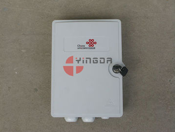 ซื้อ ลิเมอร์สังเคราะห์พลาสติกแยกใยแก้วนำแสงกล่อง 24 แกนด้วย 1x8 ท่อเหล็ก G657A1 การผลิตออนไลน์