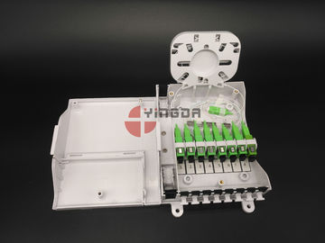 ซื้อ FTTH CPE กล่องเลิกจ้างไฟเบอร์ออปติกพร้อมตัวแยก 1/8 SC G657A2 Corning LSZH การผลิตออนไลน์