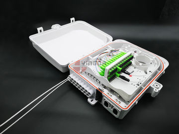 ซื้อ FDB0324 White PC SC ไฟเบอร์ออปติกกล่องเลิกจ้าง ODB OSB 24 การออกแบบบานพับพอร์ต การผลิตออนไลน์