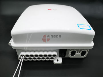 ซื้อ กันน้ำ IP65 Ftth ไฟเบอร์ออปติกกล่องขั้ว 24 พอร์ต PC วัสดุขั้วโลก / ติดผนัง การผลิตออนไลน์