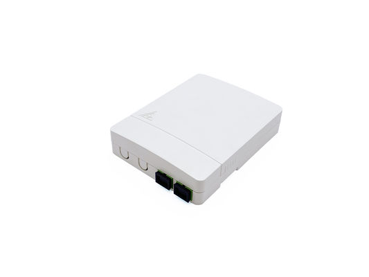 ซื้อ 2SC Port Fiber Optic Termination FTB86M กล่องสําหรับ FTTH PON พลาสติกออฟติก Rosette Caja เทอร์มินัล การผลิตออนไลน์