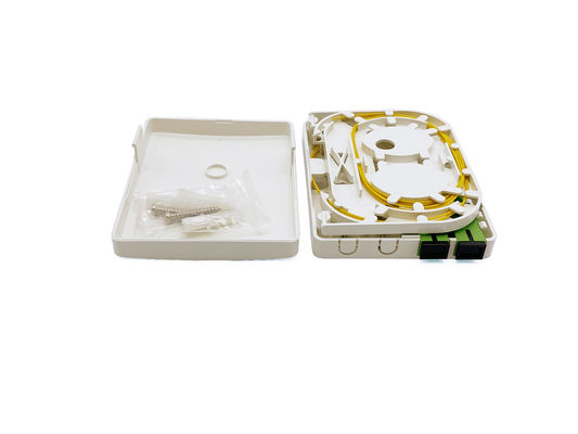 ซื้อ 2 Core SC Fibra Optica Rosette สำหรับไฟเบอร์เข้ากับผนังภายในบ้านที่ติดตั้งด้วยเทปคาสเซ็ต การผลิตออนไลน์