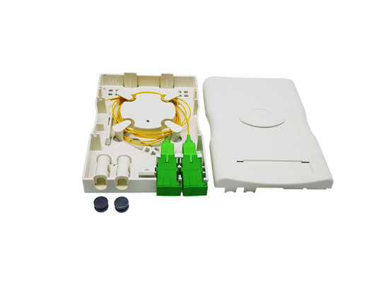 ซื้อ กล่องเลิกจ้างไฟเบอร์ออปติก FTTH NAP FTB IP30 2 แกน การผลิตออนไลน์