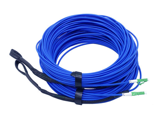 ซื้อ สายแพทช์ไฟเบอร์ออปติกหุ้มเกราะ FTTH ที่สิ้นสุดก่อน LC APC UL V0 สารหน่วงไฟ การผลิตออนไลน์