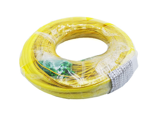 ซื้อ 48 Cores GJFJV ไฟเบอร์ออปติกชุดประกอบล่วงหน้า 2.0mm Bundle Patch Cord LC APC LSZH Corning Yellow การผลิตออนไลน์