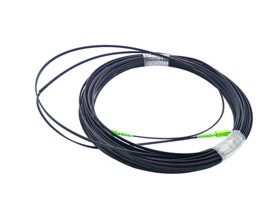 ซื้อ สายแพทช์ FTTH SC รองรับตัวเอง 3 สายวางลวดเหล็ก 2x5 มม. G657A1 สีดำกลางแจ้ง การผลิตออนไลน์