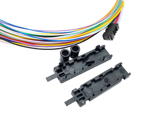 ซื้อ Ribbon ไฟเบอร์ออปติก Breakout 4 6 12 Core Fan Out Kit 0.9mm Buffer Tube 2 Mts 6 Feet การผลิตออนไลน์