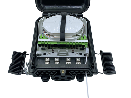 ซื้อ Outdoor NAP FTTH Caja De Distribucion สำหรับ 16, กับ PLC 1X16 Fiber Optic Splitter Box การผลิตออนไลน์