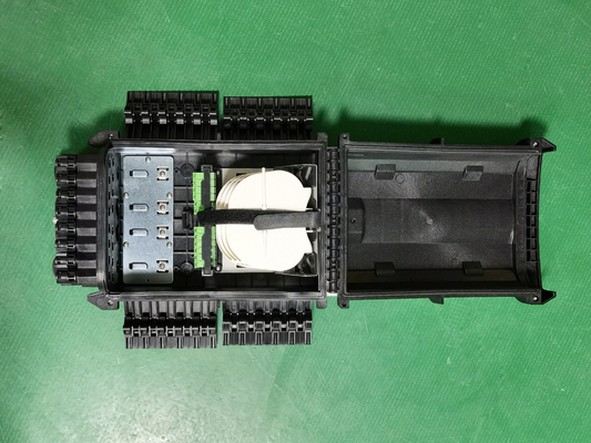 ซื้อ IP68 กันน้ำเสาโทรคมนาคมติด FTTH ไฟเบอร์ออปติกแยกจำหน่ายกล่องแยกPP การผลิตออนไลน์