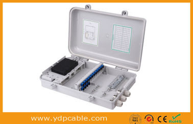 ซื้อ กล่องเทอร์มินอลไฟเบอร์ออปติค, กล่องไฟเบอร์ออปติก Splitter 16 ช่องสำหรับอะแดปเตอร์ SC / UPC / SC / APC การผลิตออนไลน์
