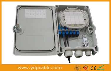 ซื้อ กล่องไฟเบอร์ออปติก Splitter แบบพลาสติกขนาดกะทัดรัด, กล่องเชื่อมต่อ 24 Port SC LC Outdoor Splice Box การผลิตออนไลน์