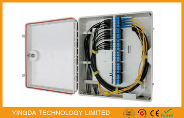 ซื้อ Waterproof 48 Core SC FTTH Fiber Optic ขนาดกล่องวางสาย 350 * 340 * 120 มม. GPDB-S48D การผลิตออนไลน์