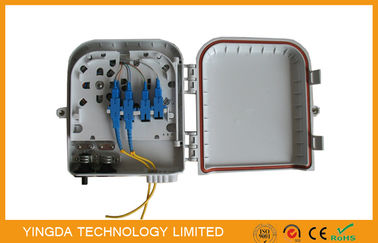 ซื้อ สายไฟเบอร์ออปติกช่องเสียบสายไฟเบอร์ออปติก CATV / LAN 8 Port Outdoor Mounted การผลิตออนไลน์