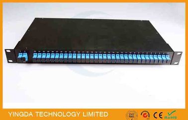 ซื้อ ตู้แร็คแยกภายในอาคาร 2 * 32 SC1U 19 "โครงกระจายสินค้า Fttx Cabinet 9/125 um การผลิตออนไลน์