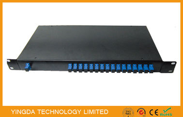 ซื้อ ปลั๊กไฟไฟเบอร์ออปติก Epon PLC 1x16 1260-1650nm ในสายเคเบิลขนาด 19 "Rack Mount 2mm Sm การผลิตออนไลน์