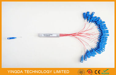 ซื้อ GPON Passive ท่อเหล็กประสิทธิภาพสูง PLC Splitter ไฟเบอร์ออฟติคอล G652D G657A1 G657A2 Hytrel การผลิตออนไลน์