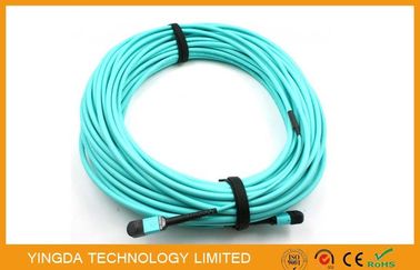ซื้อ 12 เส้นใย OM3 10Gig MTP MPO สายเคเบิ้ลลำตัว MPO - MPO 12 FO OM3 15 Mts การผลิตออนไลน์