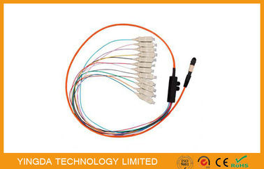 ซื้อ ความหนาแน่นสูง LC SC ST MT-RJ MTP MPO สายเคเบิ้ล TIA-604-5 / MTP Patch Cord การผลิตออนไลน์