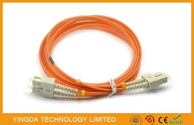 ซื้อ SC -SC สายไฟเบอร์ออปติกแพทช์สายไฟเบอร์ออปติก 50 (125) um Duplex 2.0mm พร้อมคลิปบีบ การผลิตออนไลน์
