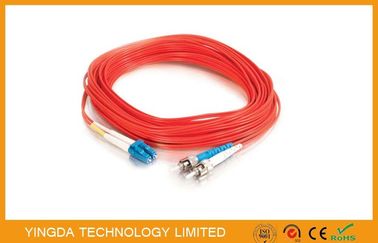 ซื้อ ST / PC - LC / UPC สายแพทช์ไฟเบอร์ Multimode Fiber MM 50 (125) 3M 3mm LSZH การผลิตออนไลน์