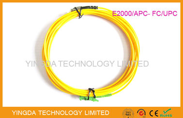 ซื้อ โรงงานเทเลคอม FTTH E2000 / APC - MU FC LC สายไฟเบอร์ออปติก การผลิตออนไลน์