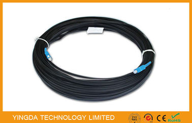 ซื้อ สายแพทช์สายไฟ FTTH รุ่น SC-SC 1 เส้นรองรับ Black FRP LSZH สีดำ การผลิตออนไลน์