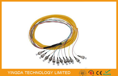 ซื้อ ไฟเบอร์ออปติก FTTH Fiber Pigtail FC UPC SM โหมดเดี่ยว Simplex 900um LSZH 5M สีเหลือง 1310 นาโนเมตร การผลิตออนไลน์