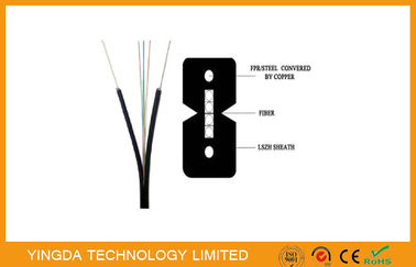 ซื้อ โบว์ในอาคาร 4 สายไฟเบอร์ออปติคอลสายเคเบิลวางสาย FTTH - 8 GJXFH 2 กิโลเมตร / กลอง การผลิตออนไลน์