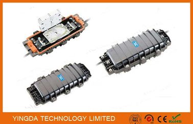 ซื้อ 3 In 3 Out Fiber Optic Splice Closure, PC In Line สายไฟเบอร์ออปติกภายนอก การผลิตออนไลน์