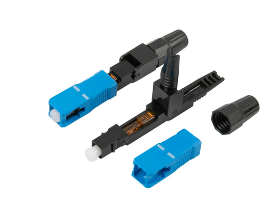 ซื้อ 60 มม. FTTH Fast Connect ตัวเชื่อมต่อไฟเบอร์ Sc Apc Quick Connector Assembly การผลิตออนไลน์