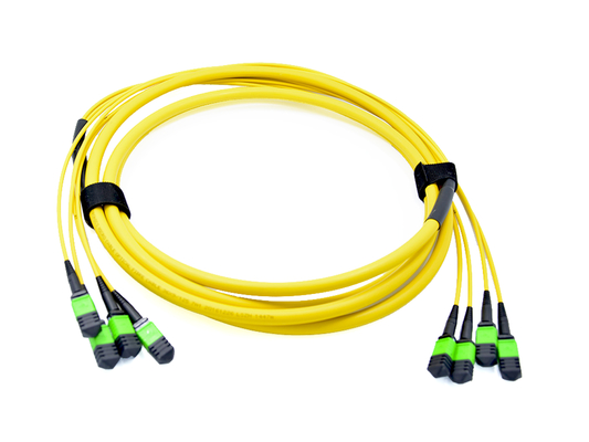 ซื้อ USCONEC 48 ไฟเบอร์ออปติก MTP สายเคเบิลสำหรับประกอบรถบรรทุกหญิงสายแพทช์สำหรับศูนย์ข้อมูล การผลิตออนไลน์