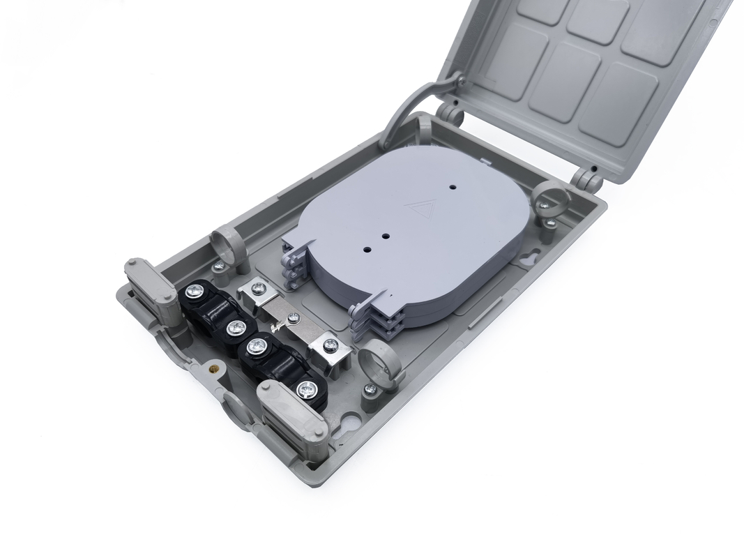 Indoor IP54 12 Ports Outlet กล่องต่อสายไฟเบอร์ออปติกพลาสติก Fusion ...