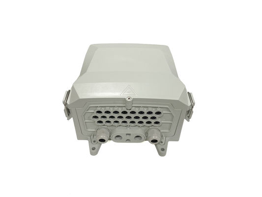 New Special Design 24 ports Fiber Splitter Box with Round Drop Cable Ports Mini SC Adapter
