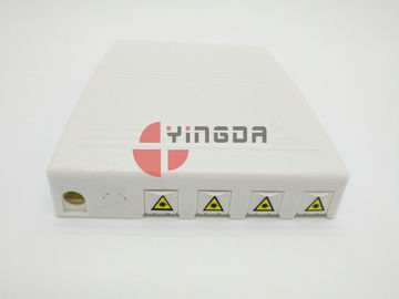 3 Ports 4 Cores กล่องเชื่อมต่อ Mini FTTH สำหรับช่องใส่สาย RO ขนาด 7-10mm และ 2x3mm