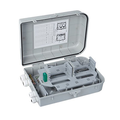 YINGDA 32 ท่าเรือไฟเบอร์ออปติก Splitter กล่องสําหรับนอก FTTH เครือข่ายกันน้ําสําหรับ XGSPON