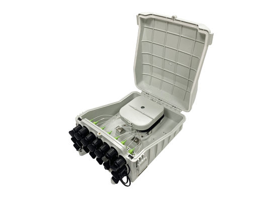 พื้นที่ใหญ่สําหรับ 16port ไฟเบอร์ออปติก Splitter Box mini SC adapter สําหรับเครือข่ายโทรคมนาคม