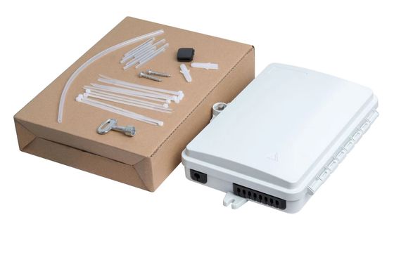 ราคาโรงงาน ติดผนัง สายไฟเบอร์ ปิดกล่อง 8core 4core สําหรับ 2 * 3mm