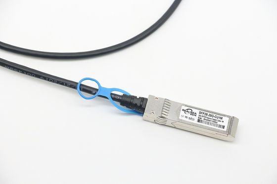 โซลูชั่นราคาถูก 25GBASE SFP28 DAC Cable 3 เมตร Passive Twinaxial Cable สําหรับ 25G Ethernet