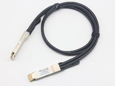 400G QSFP112 Passive Direct Attach Copper Twinax Cable 2M ระยะทาง 1m 2m 3m มาตรฐานการปฏิบัติตาม RoHS / CE / FCC